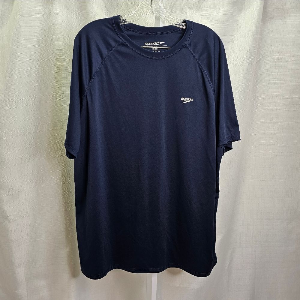 Speedo Navy Blue Performance Tee Size XL